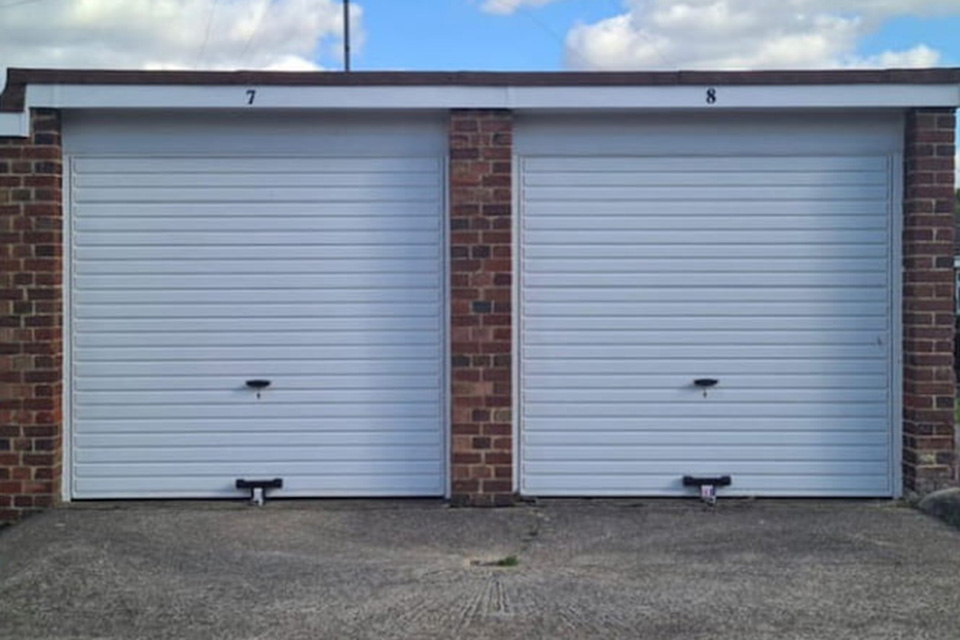 Replacement of garage doors 