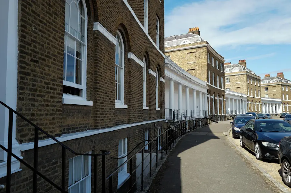 External refurbishment works to Grade I listed London terrace carried out by Armour Hart Group
