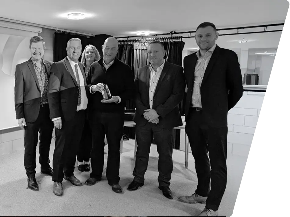 Armour Hart Group team celebrating recognition for social value